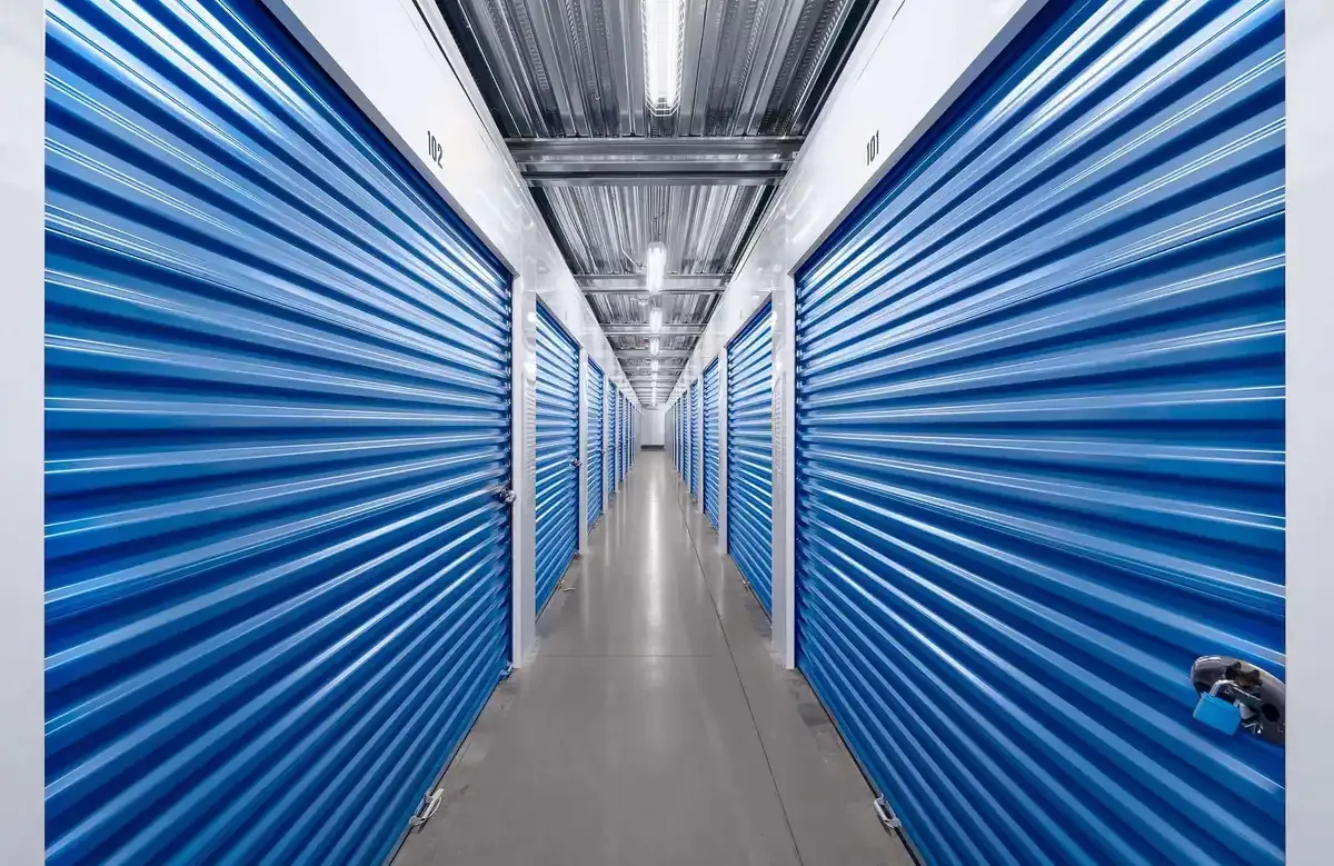 Interior storage units at ABC Mini storage